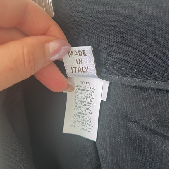 Brunello Cucinelli Virgin Wool Wide Leg Mid-rise Trousers Pants Size 12 (XXL) - Picture 9 of 12